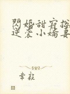 闪婚甜宠总裁的逆袭小娇妻