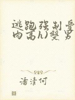 逃跑强制爱(巨肉高h)双男主