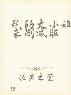 我的大小姐老婆未删减版
