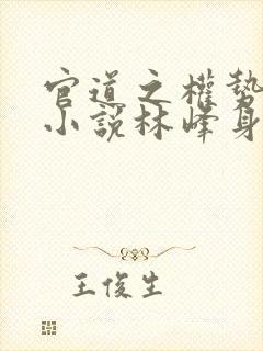 官道之权势滔天小说林峰身世