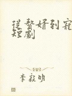 从赘婿到宠臣小短剧