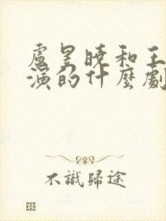 卢昱晓和王星越演的什么剧