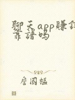 聊天app赚钱靠谱吗