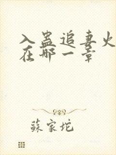 入蛊追妻火葬场在哪一章