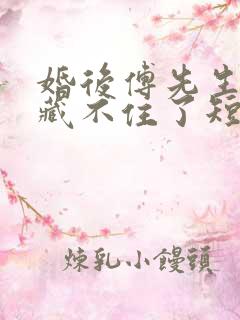 婚后傅先生马甲藏不住了短剧