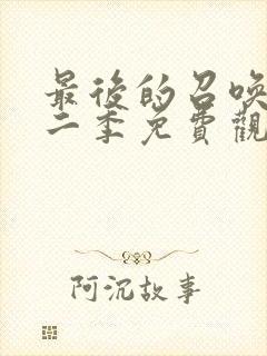 最后的召唤师第二季免费观看