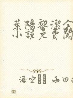 叶阳黎洁余秋水小说免费阅读言情小说