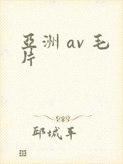 亚洲 av 毛片