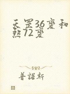 天罡36变和地煞72变