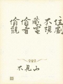 偷偷藏不住免费观看电视剧完整版