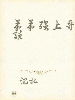 弟弟强上哥哥小说