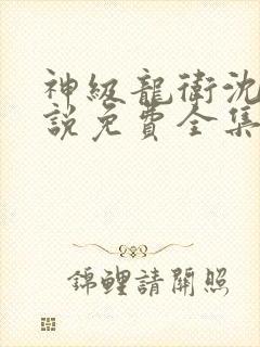 神级龙卫沈浪小说免费全集