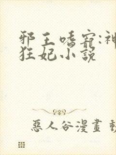 邪王嗜宠:神医狂妃小说