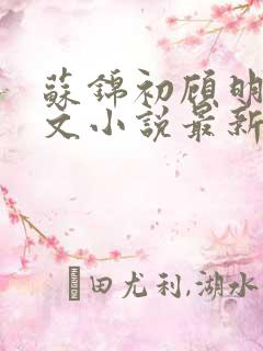 苏锦初顾明琛全文小说最新章节更新