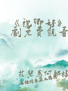 《祝卿好》电视剧免费观看全集