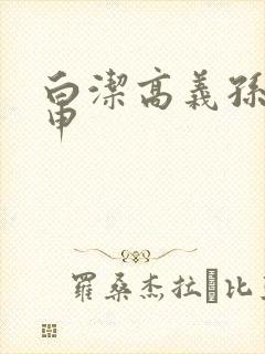 白洁高义孙倩王申