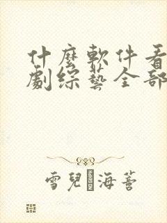 什么软件看电视剧综艺全部免费