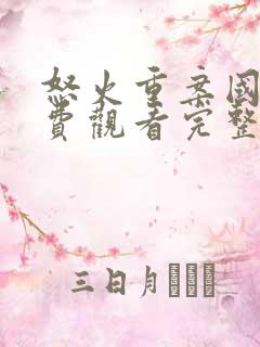 怒火重案国语免费观看完整版