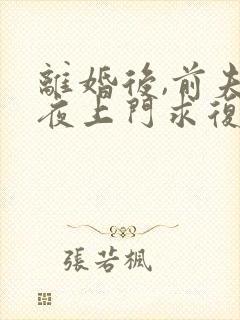 离婚后,前夫连夜上门求复婚