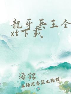 龙牙兵王全本txt下载