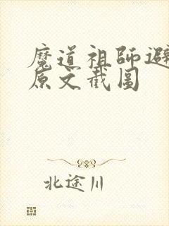 魔道祖师避尘篇原文截图