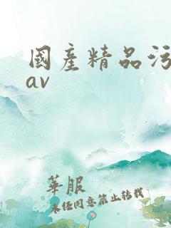 国产精品污污污av