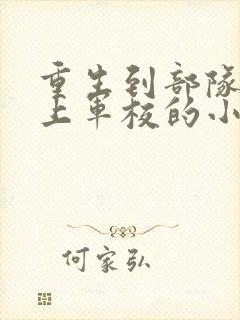 重生到部队大院上军校的小说