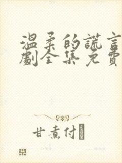 温柔的谎言电视剧全集免费观看