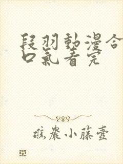 段羽动漫合集一口气看完