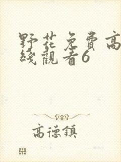 野花免费高清在线观看6