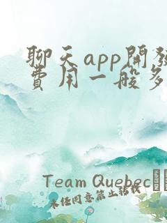 聊天app开发费用一般多少钱