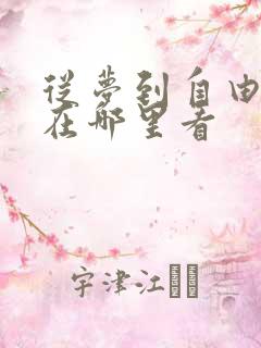 从梦到自由漫画在哪里看