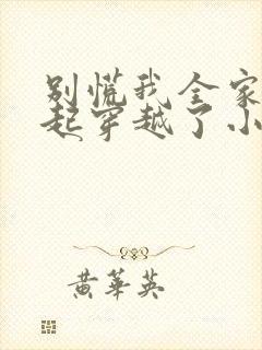 别慌我全家都一起穿越了小说完整版本