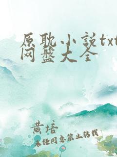 原耽小说txt网盘大全