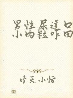 男性尿道口上张小肉粒咋回事