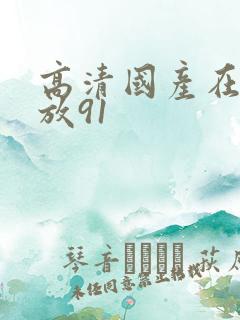 高清国产在线播放91