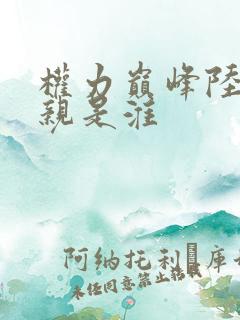 权力巅峰陆皓父亲是淮