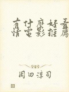 有什么好看的爱情电影推荐一下