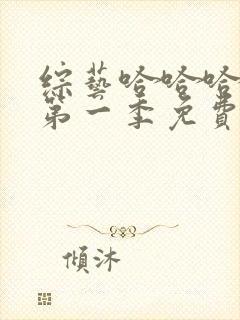 综艺哈哈哈哈哈第一季免费观看