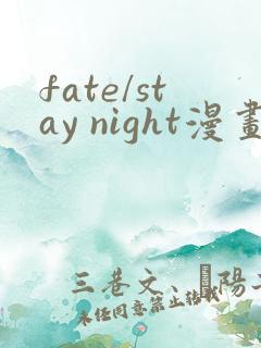 fate/stay night漫画