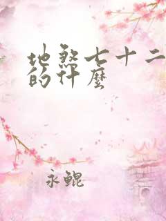 地煞七十二变讲的什么