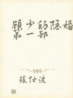顾少的隐婚罪妻第一部