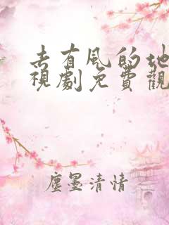 去有风的地方电视剧免费观看完整版