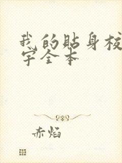 我的贴身校花唐宇全本