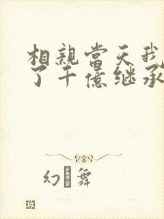 相亲当天我闪婚了千亿继承人