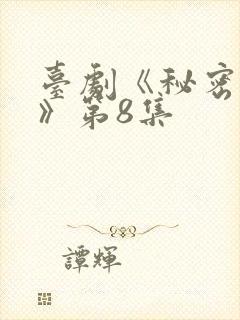 台剧《秘密关系》第8集