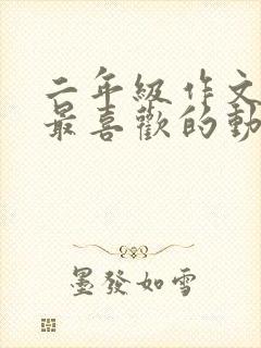 二年级作文《我最喜欢的动画片》