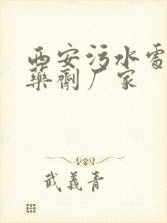 西安污水处理厂药剂厂家