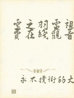 云之羽电视剧免费在线观看完整版