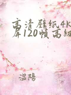 高清壁纸4k全屏120帧高级感女漫